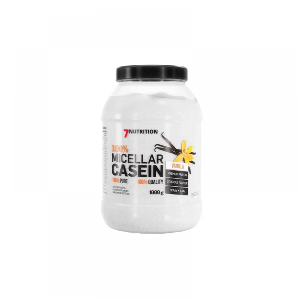 7 NUTRITION 100% Micellar Casein - 1000g - Vanilla