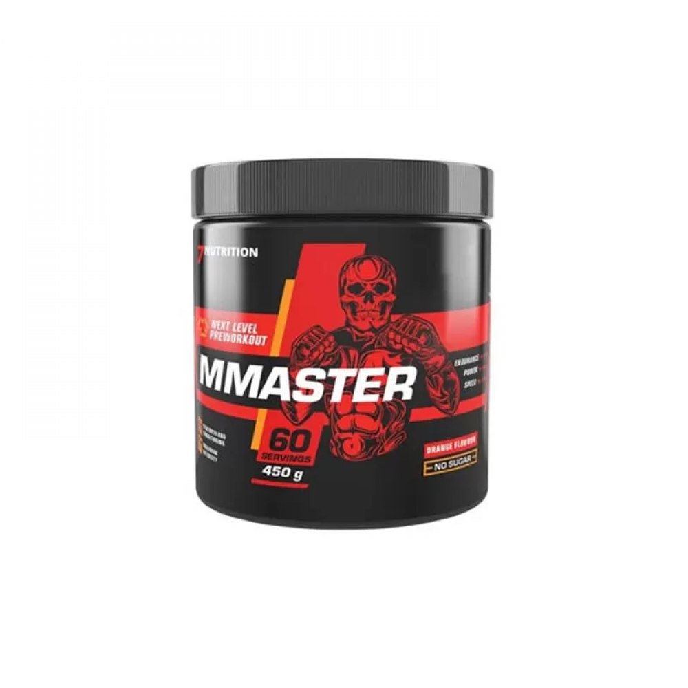 7 NUTRITION MMASTER Pre Workout - 450g - Orange