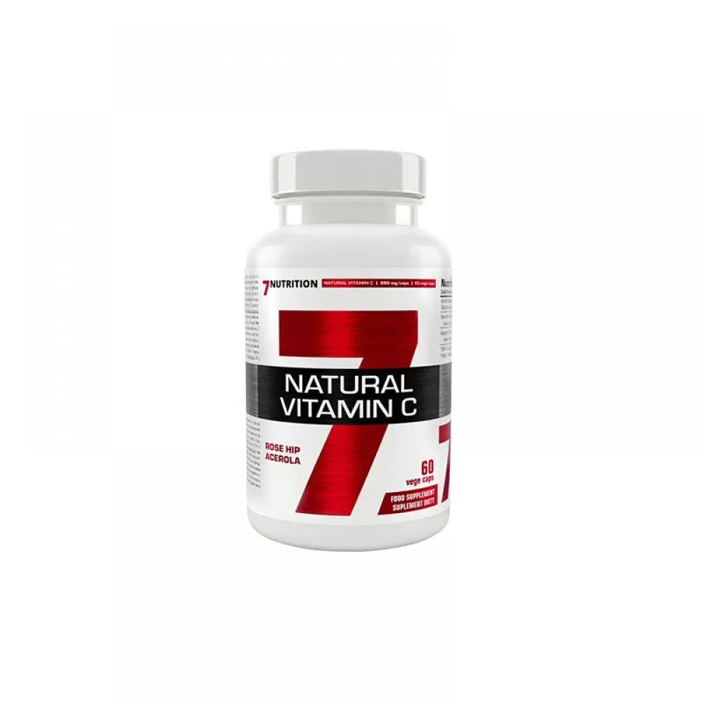 7 NUTRITION Natural Vitamin C - 60vcaps
