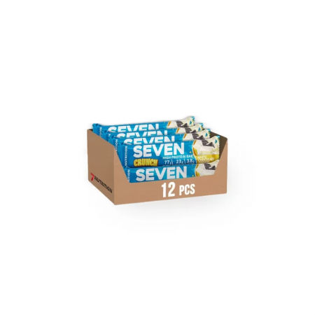 Seven Crunch HP Bar - 77g - White Choco Cookie x12