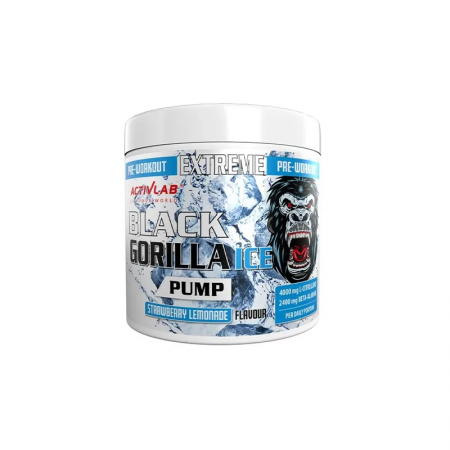 Black Gorilla Ice Pump PreWorkout - 300g - Strawberry Lemonade