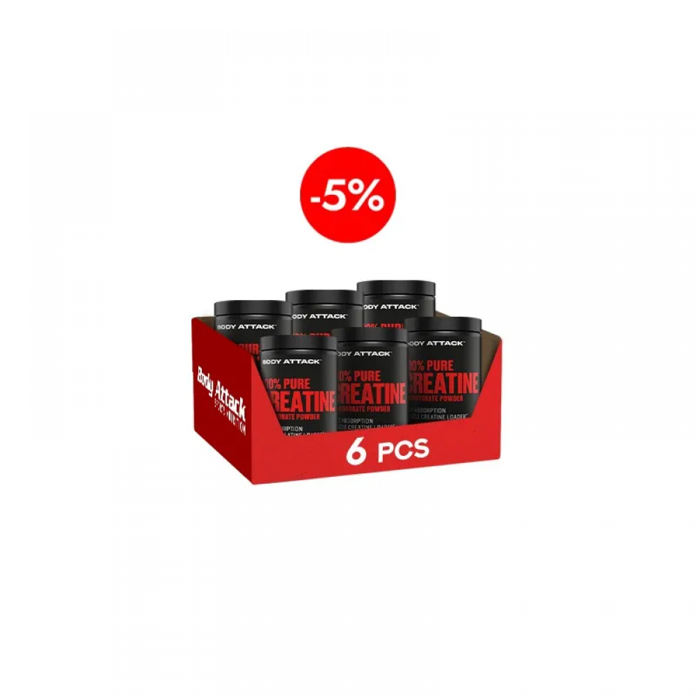 BODY ATTACK 100% Pure Creatine - 500g - Natural