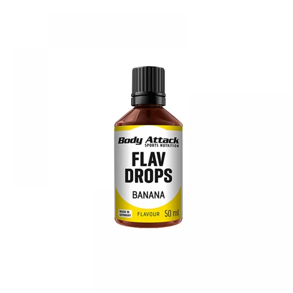 BODY ATTACK FLAV DROPS - 50ml - Banana