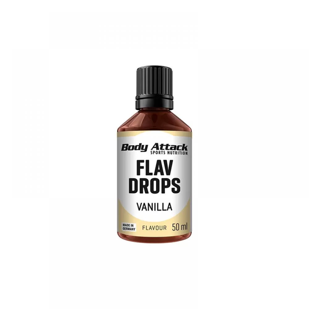 BODY ATTACK Flav Drops - 50ml - Vanilla