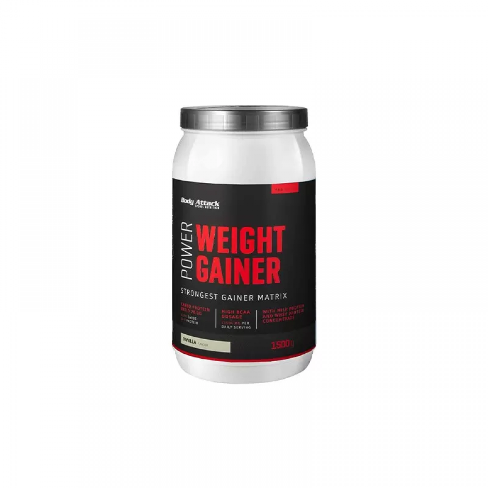 BODY ATTACK Power Weight Gainer - 1500g - Vanilla