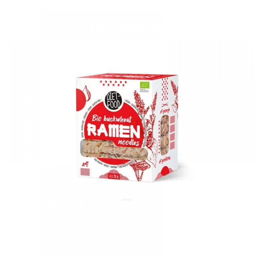 DIET FOOD Bio Buckwheat Ramen Noodles - 4x70g