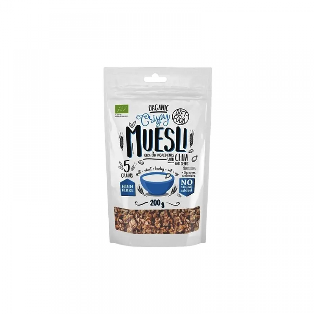 DIET FOOD Musli Crispy z Chia - 200g