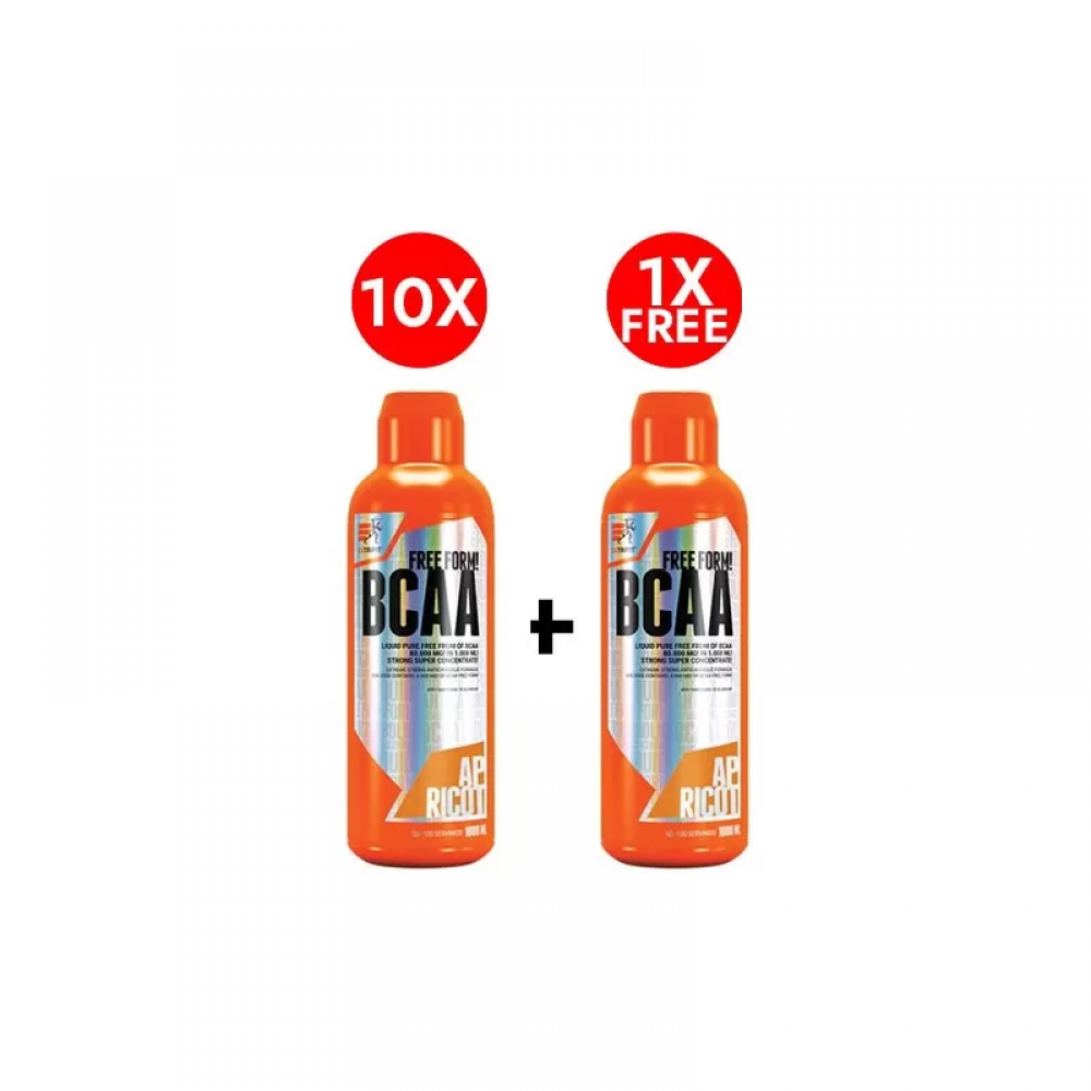 EXTRIFIT BCAA 80000mg Liquid - 1000ml - Apricot ( Promotion Set 10 + 1 free
