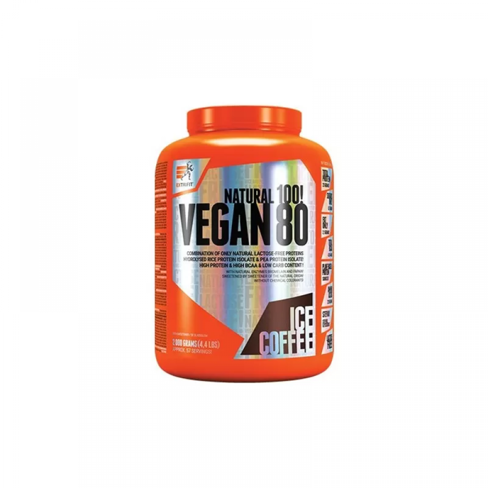 EXTRIFIT Vegan 80 - 2000g - Ice Coffee
