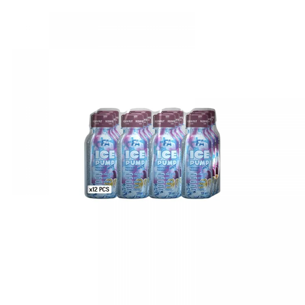 FITNESS AUTHORITY ICE Pump Juice - 120ml - Passion Fruit x12