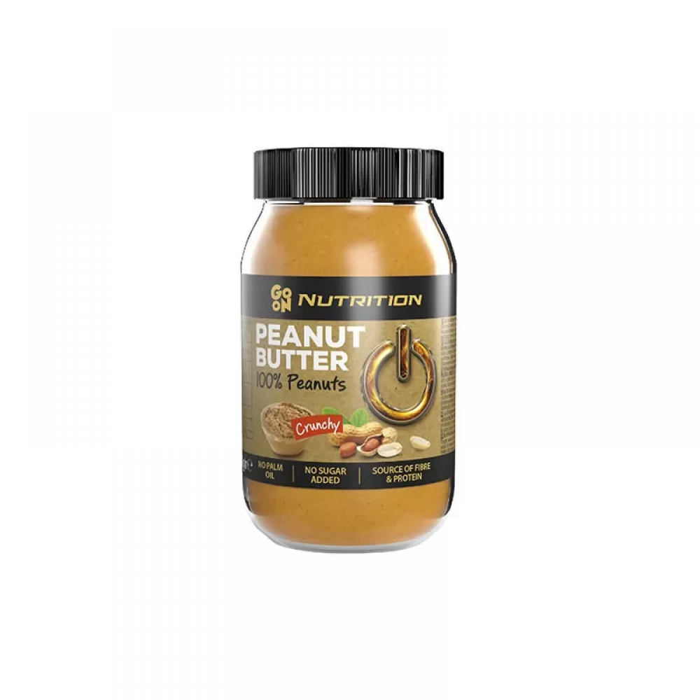 GO ON NUTRITION Peanut Butter 100% Peanuts - 900g - Crunchy