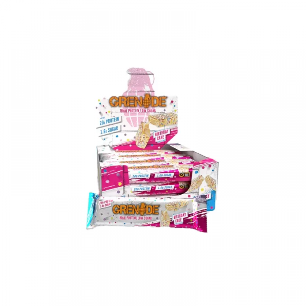 GRENADE Grenade Protein Bar - 60g - Birthday Cake x12