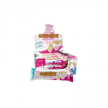 Grenade Protein Bar - 60g - Birthday Cake x12