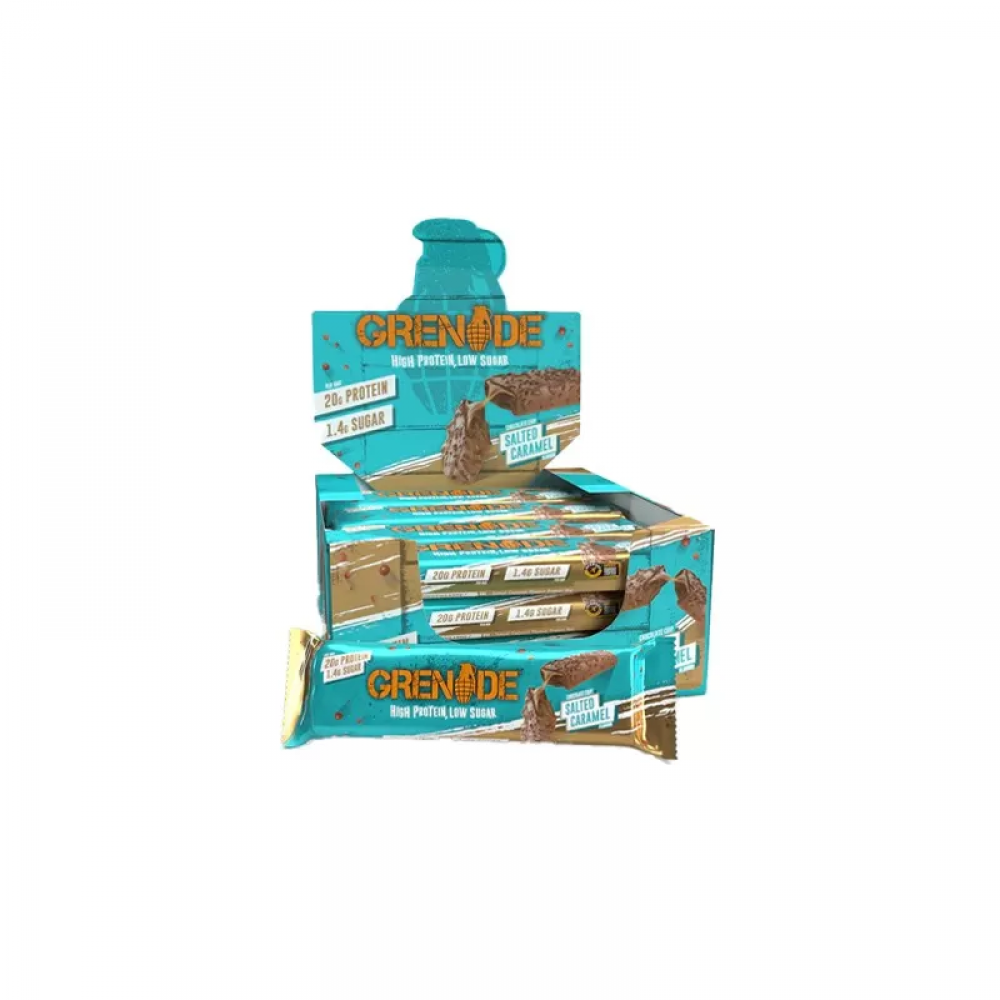 GRENADE Grenade Protein Bar - 60g - Chocolate Chip Salted Caramel x12