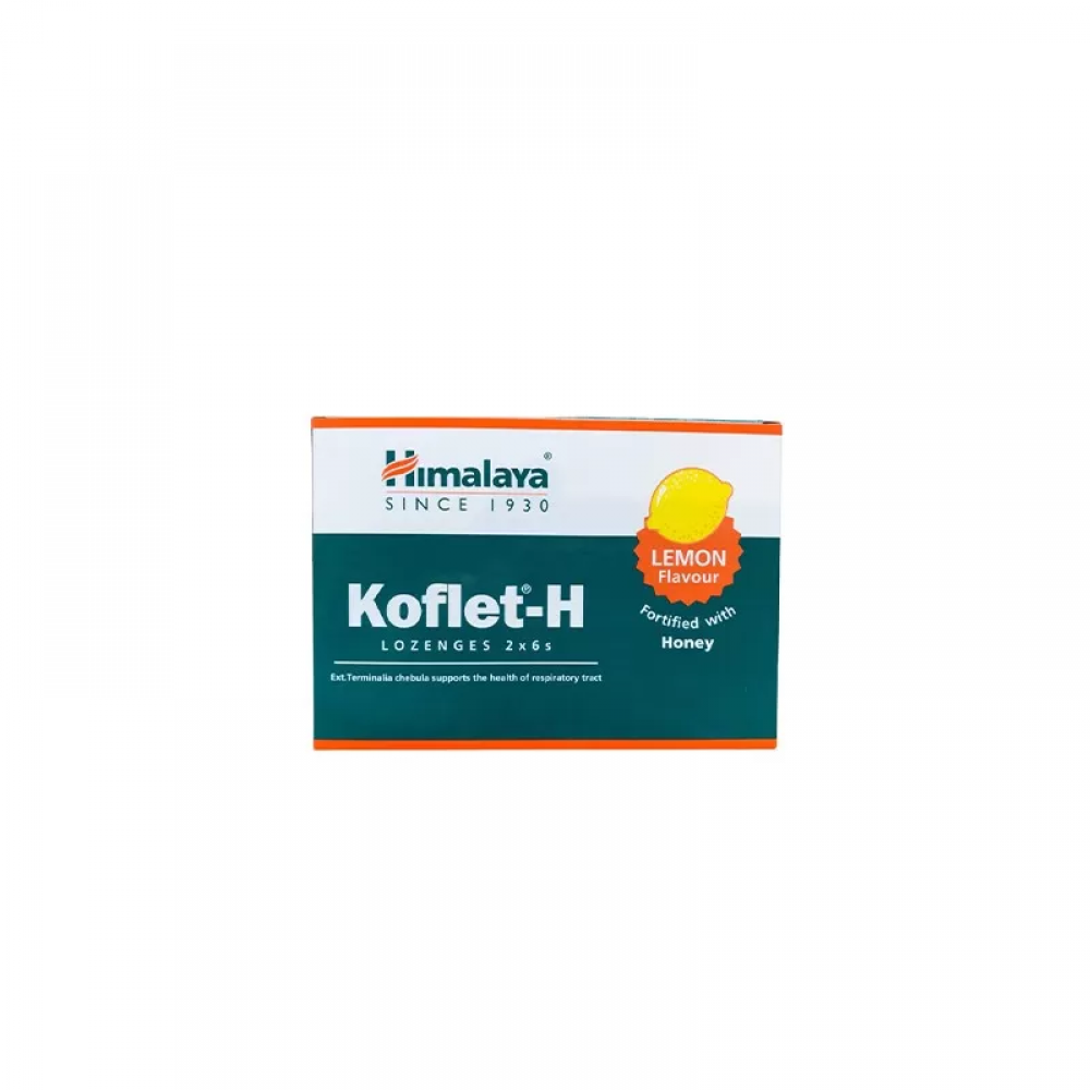 HIMALAYA Koflet-H - 12lozenges - Lemon