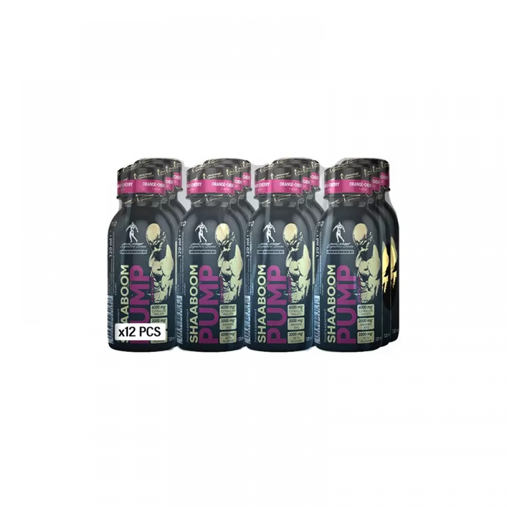 KEVIN LEVRONE SHAABOOM PUMP Juice SHOT - 120ml - Orange Cherry x12