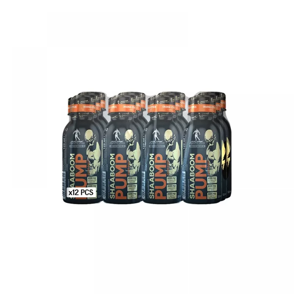KEVIN LEVRONE SHAABOOM PUMP Juice SHOT - 120ml - Orange Citrus x12