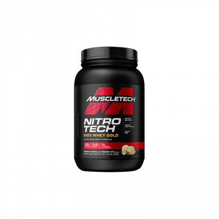 Nitro Tech 100% Whey Gold - 908g - French Vanilla