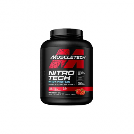 Nitro Tech Whey Protein - 1820g - Strawberry