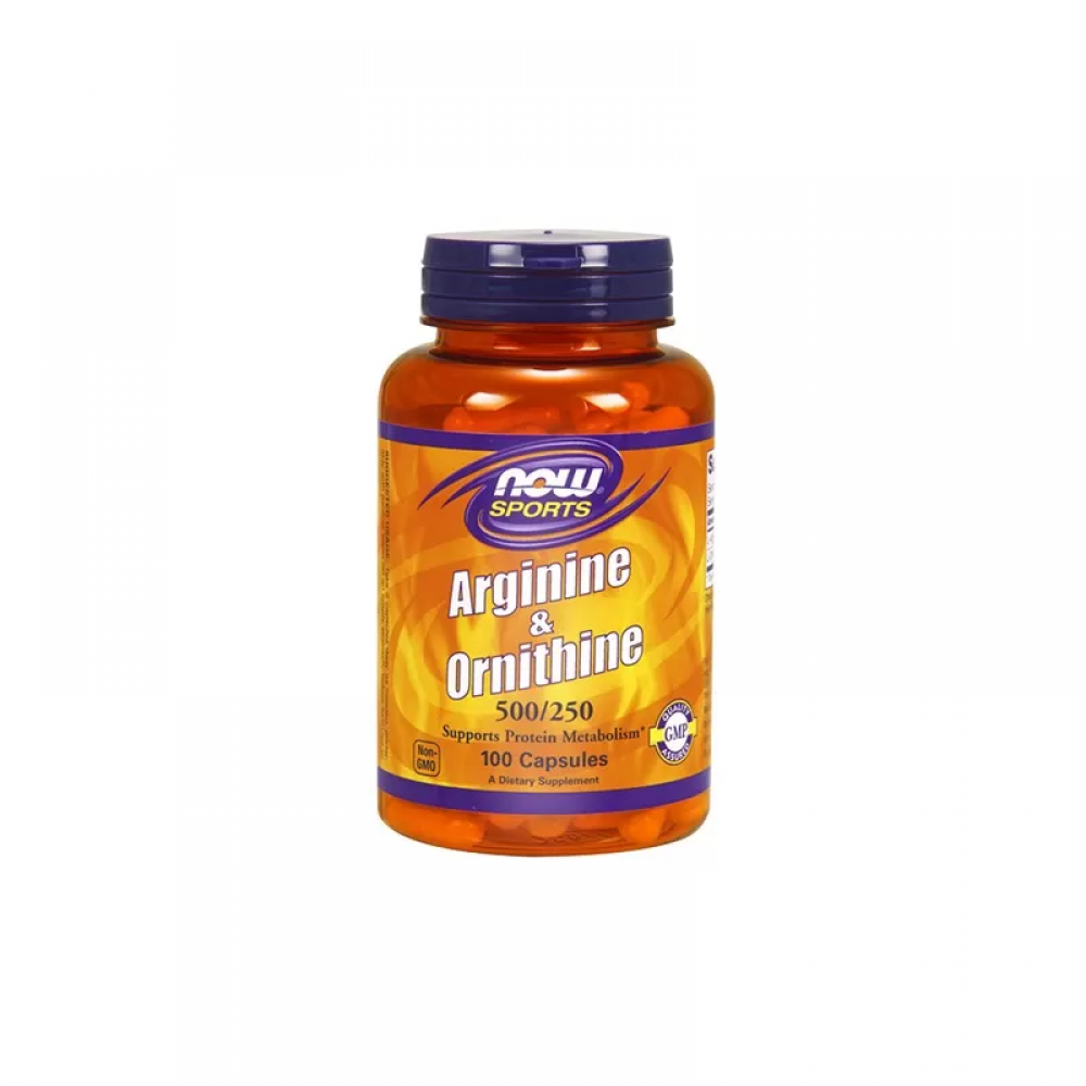 NOW Arginine & Ornithine - 100caps