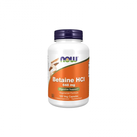 NOW Betaine HCl 648mg - 120vcaps