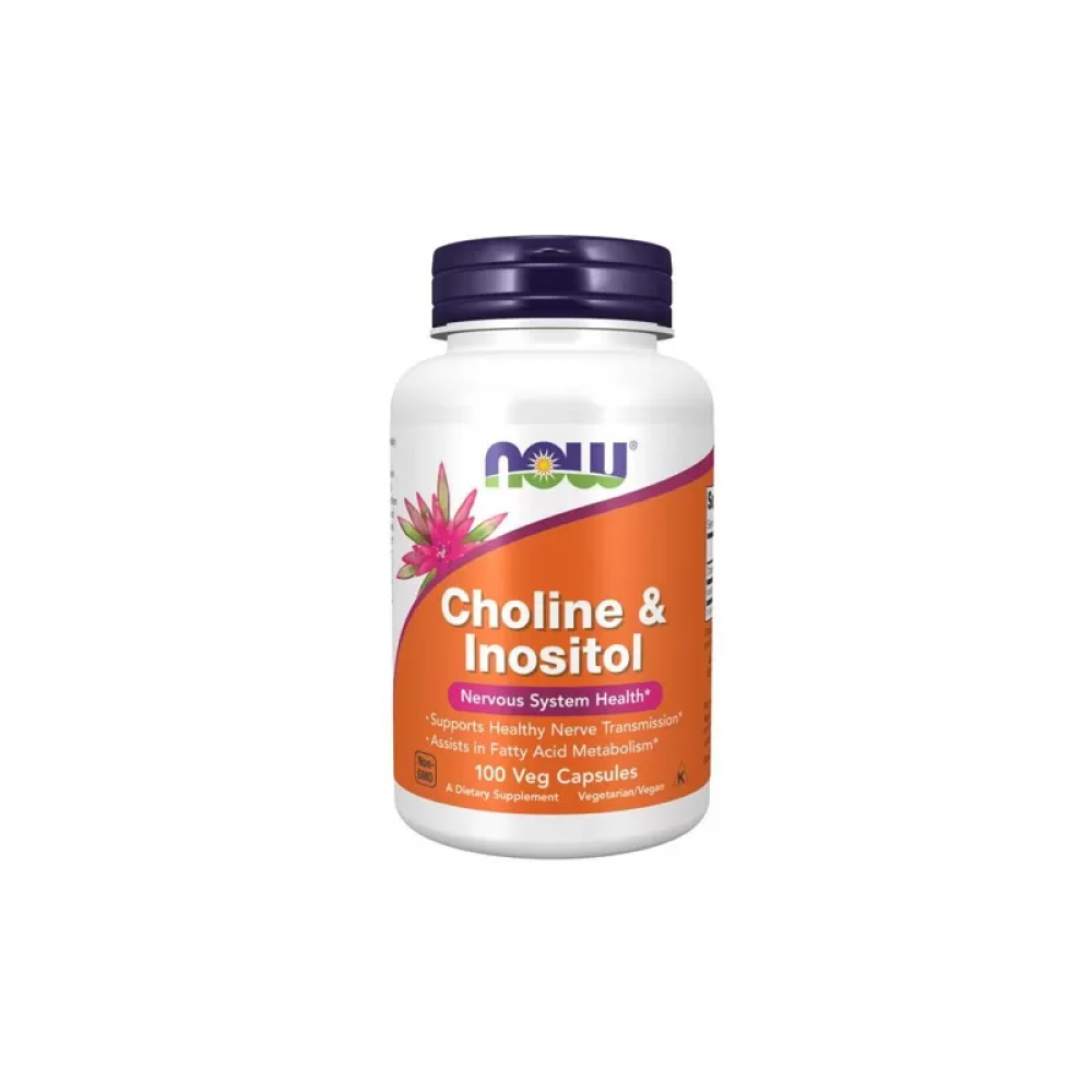 NOW Choline and Inositol - 100vcaps