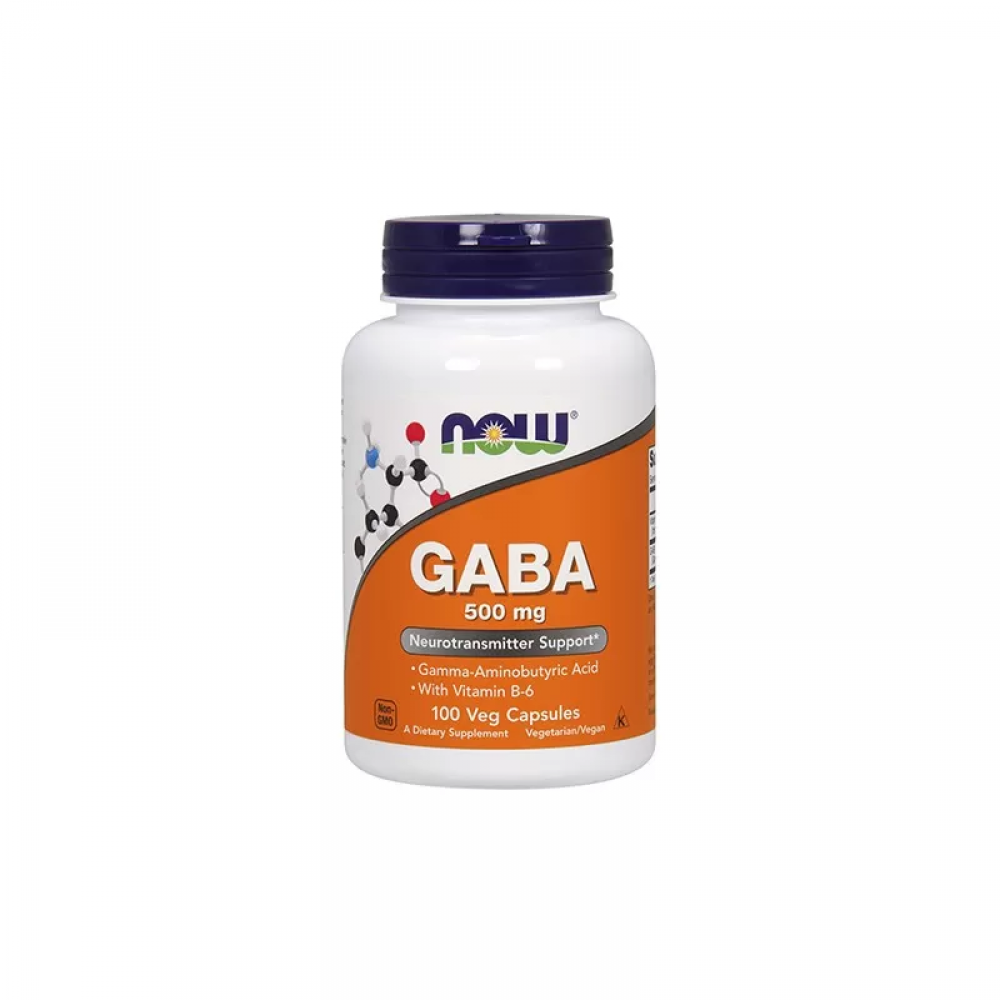 NOW GABA 500mg - 100veg caps