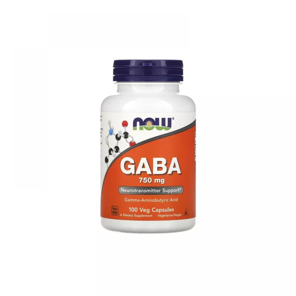 NOW GABA 750mg - 100vcaps