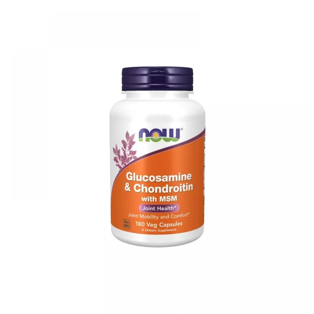 NOW Glucosamine & Chondroitin WITH MSM - 180caps