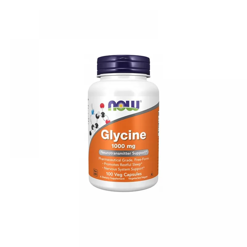 NOW Glycine 1000mg - 100vcaps