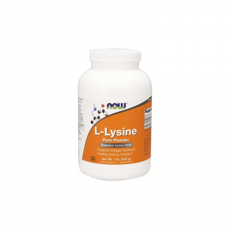 NOW L-Lysine Pure Powder- 454g