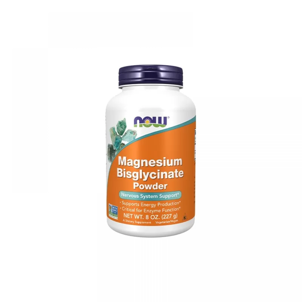 NOW Magnesium Bisglycinate Powder - 227g