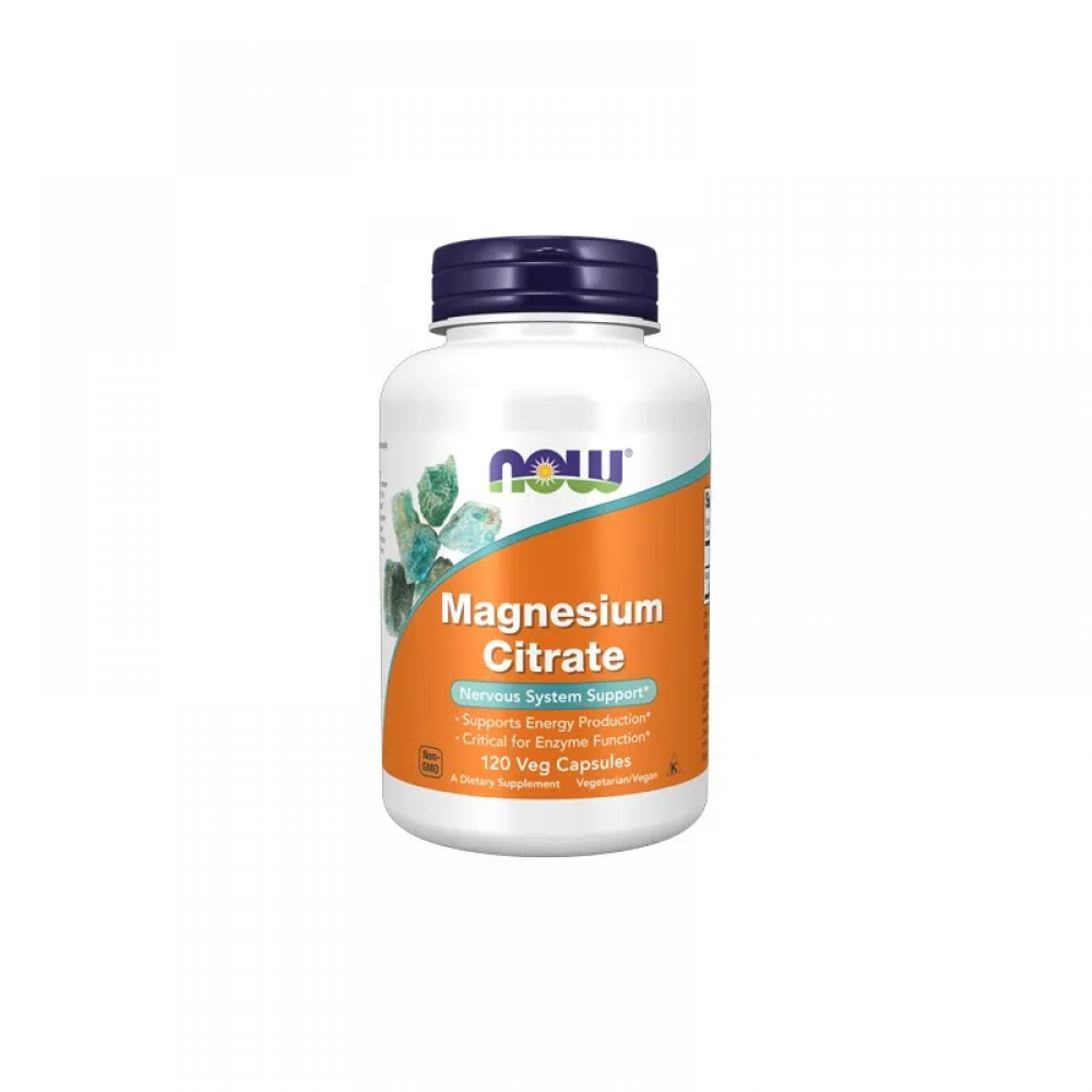 NOW Magnesium Citrate - 120vcaps