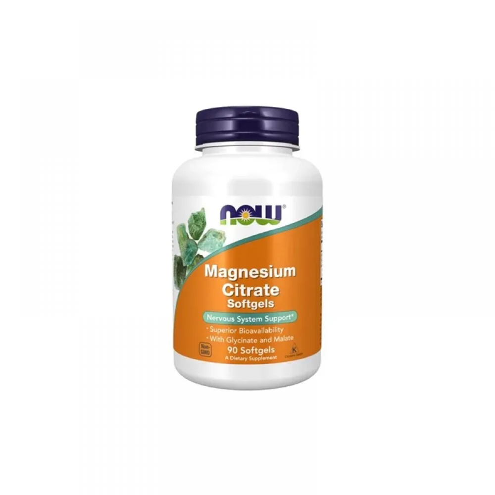 NOW Magnesium Citrate - 90softgels