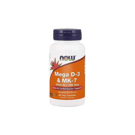 NOW Mega D3 i K2 MK-7 - 60vcaps