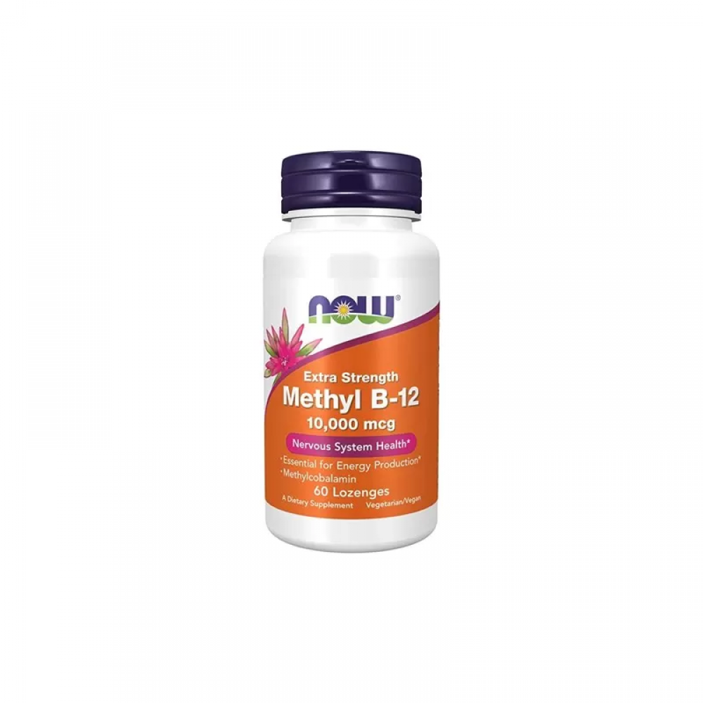 NOW Methyl B-12 10000mcg - 60 lozenges