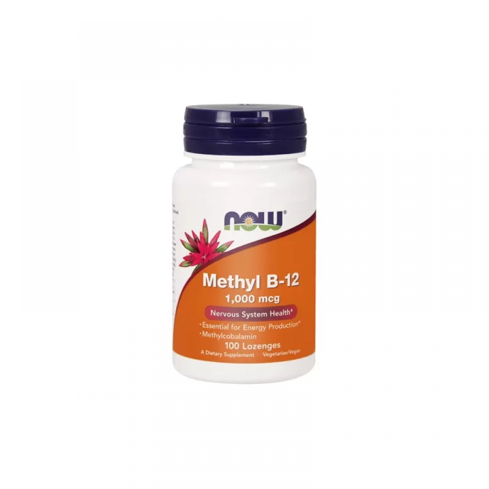 NOW Methyl B-12 1000mcg - 100 lozenges