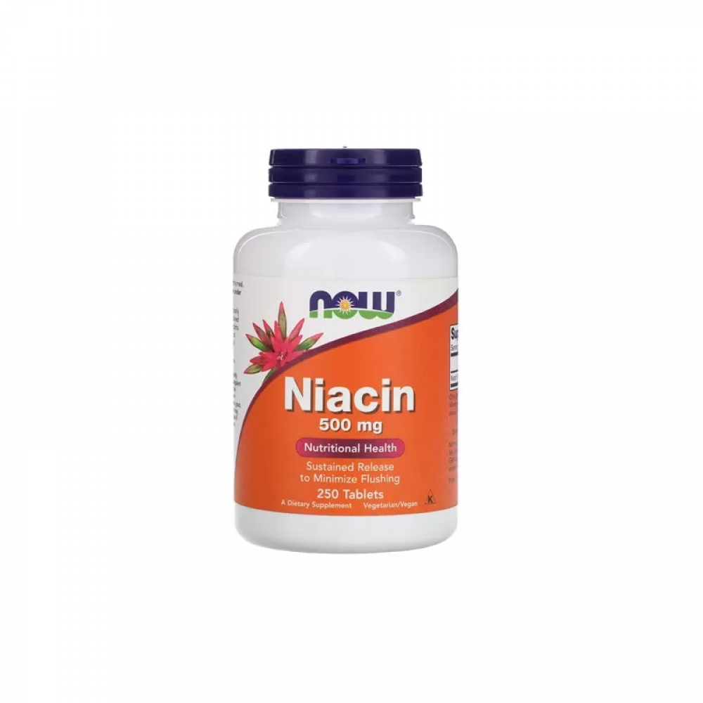 NOW Niacin 500mg - 250tabs