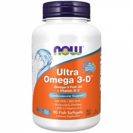 Ultra Omega 3-D Fish Oil - 90softgels