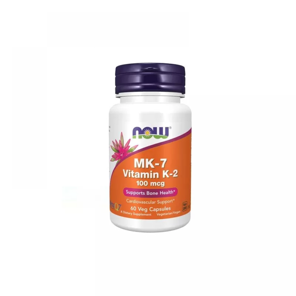 NOW Vitamin K-2 MK7 - 100MCG - 60vcaps