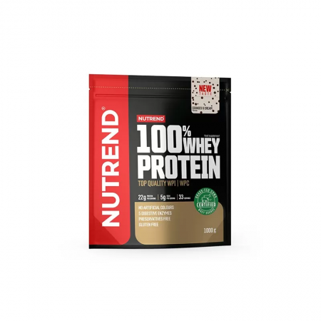 NUTREND 100% Whey Protein - 1000g - Cookies Cream