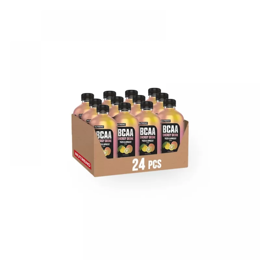 NUTREND BCAA Energy Drink - 330ml - Yuzu & Apricot x24