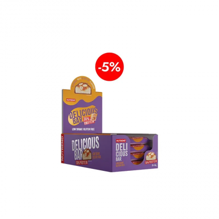 Delicious Bar Protein 30% - 50g - Peanut Butter Caramel x28