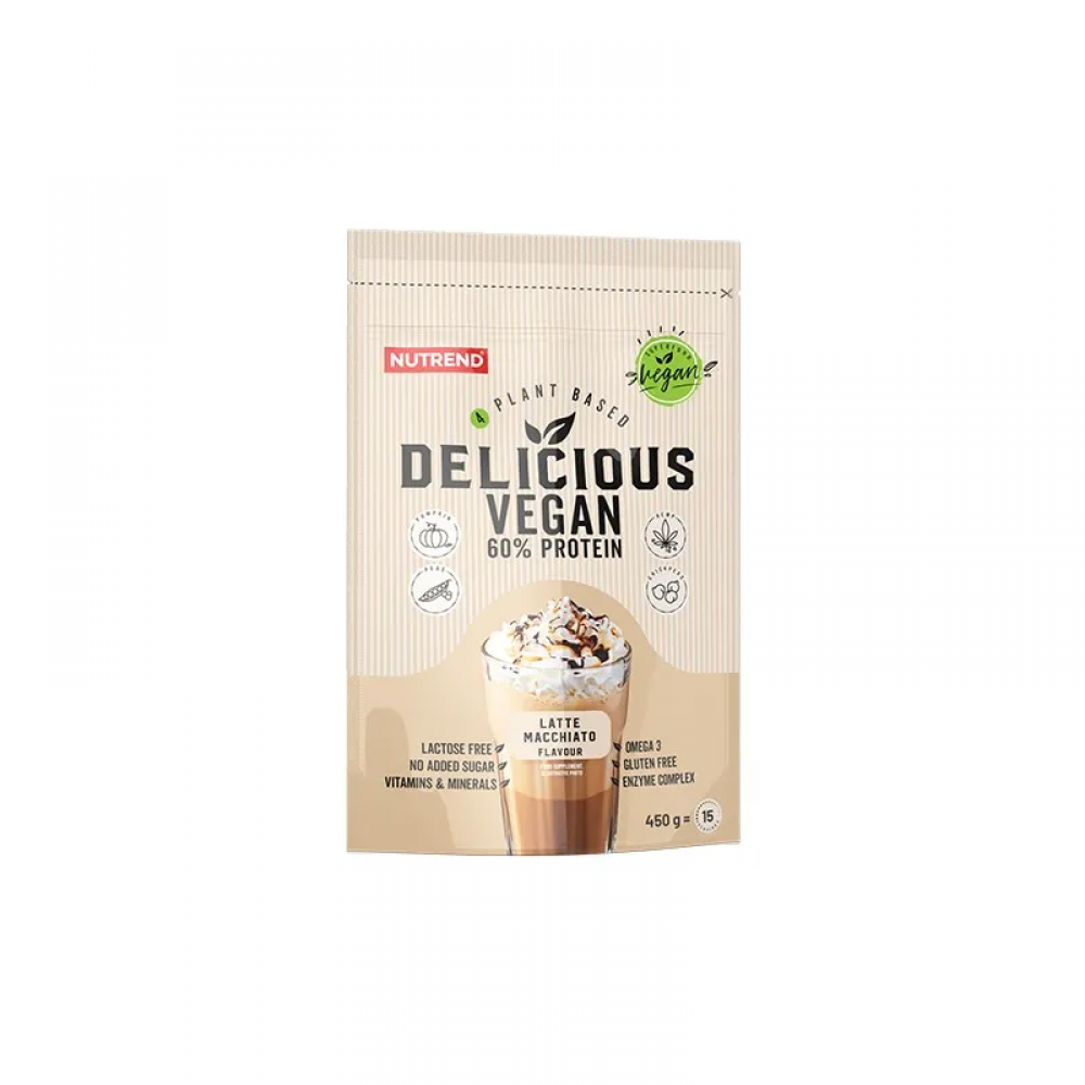NUTREND Delicious Vegan Protein - 450g - Latte Macchiato
