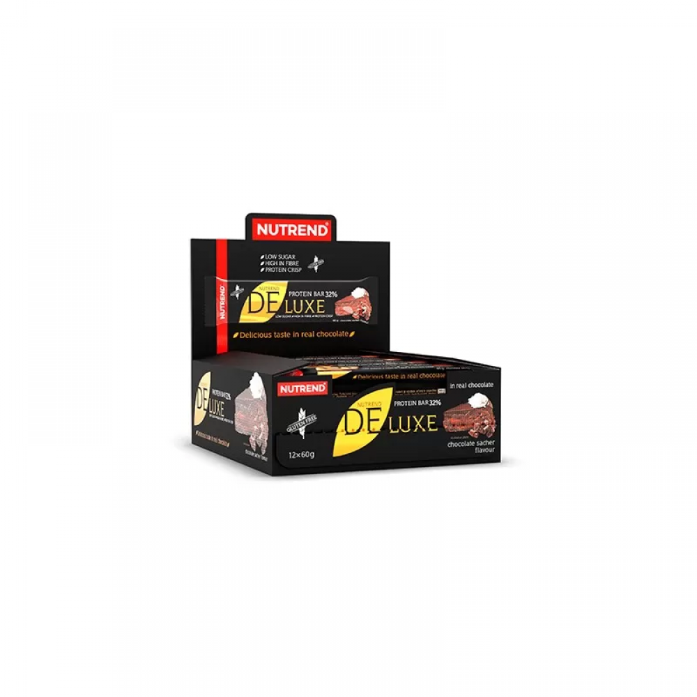NUTREND Deluxe Protein Bar - box 12x60g - Chocolate Sacher