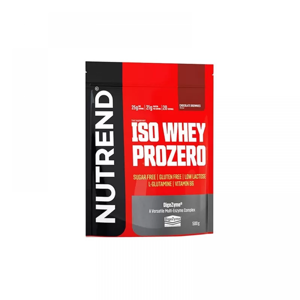 NUTREND Iso Whey Prozero - 500g - Chocolate Brownies