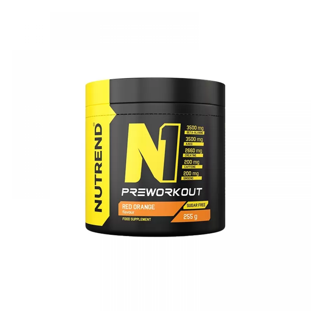 NUTREND N1 PreWorkout - 255g - Red Orange