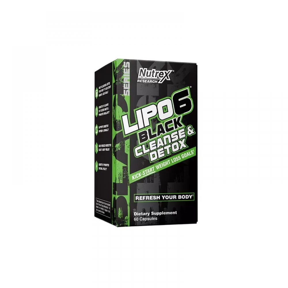 NUTREX Lipo 6 Black Cleanse & Detox - 60caps