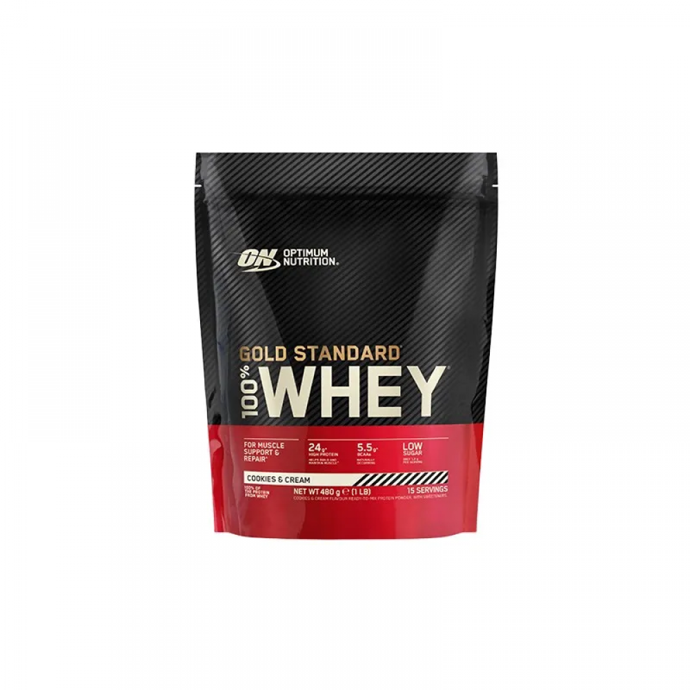 OPTIMUM NUTRITION Whey Gold Standard Bag - 480g - Cookies & Cream