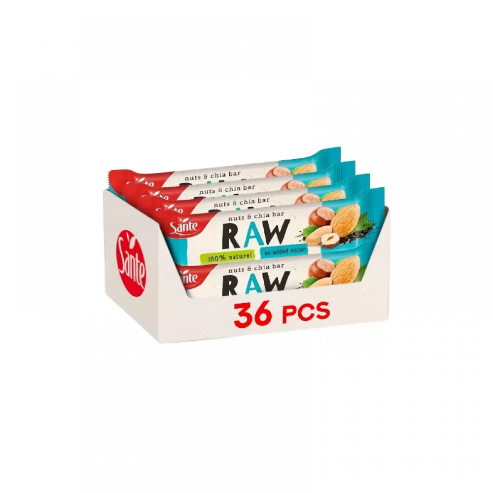SANTE Baton Raw - 35g - Nuts - Chia x36